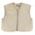 Yoko Wool - Camy vest | bodywarmer van wolborg Beige