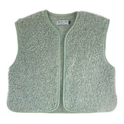 Yoko Wool - Camy vest | bodywarmer van wolborg Green