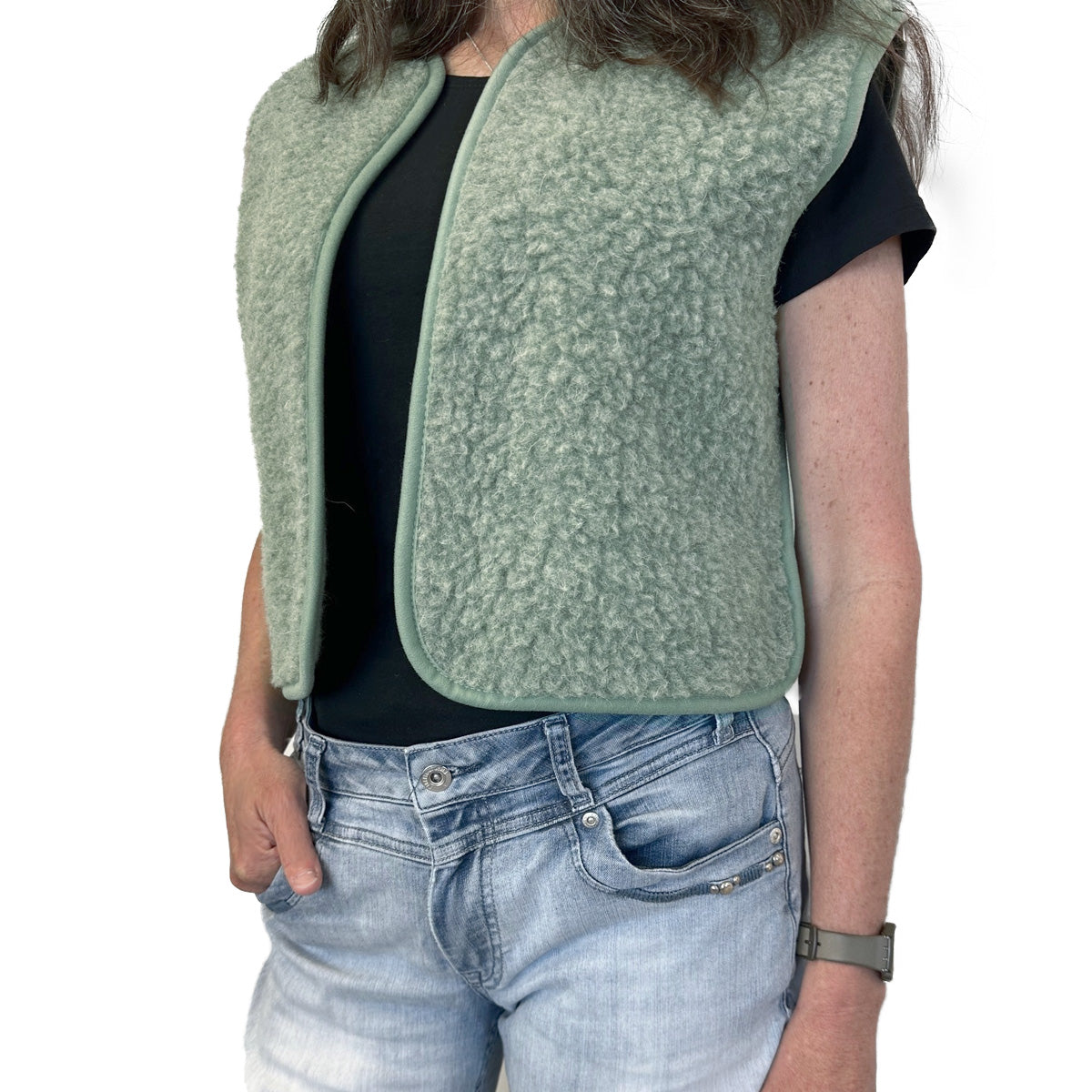 Yoko Wool - Camy vest | bodywarmer van wolborg