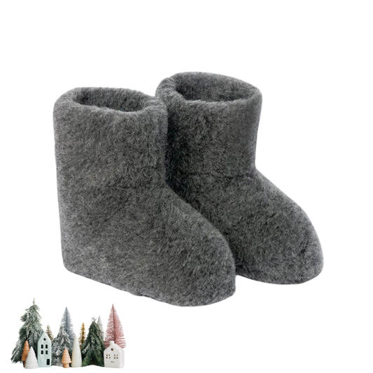 Yoko-Wool | Pantoffel-Stiefel aus Schafwolle