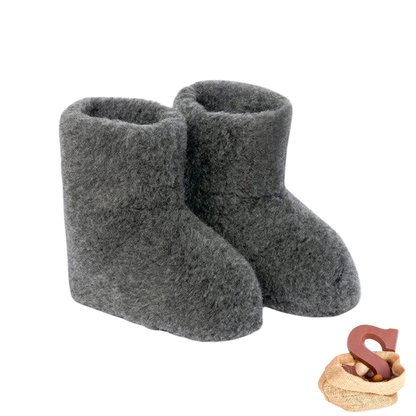 Yoko-Wool | Pantoffel-Stiefel aus Schafwolle