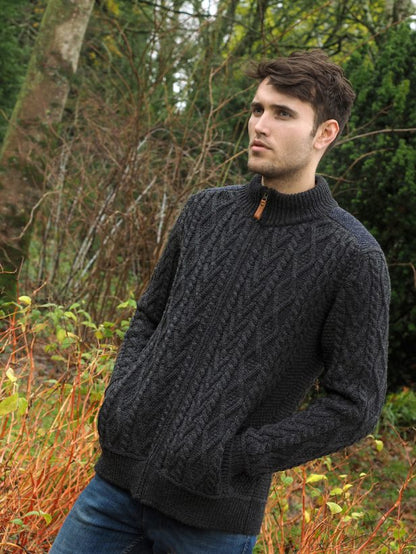 West End - Z4624 | Woll-Herren-Cardigan aus Merinowolle