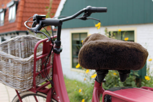 Texelana | Sattelbezug aus Schaffell für Fahrradsattel