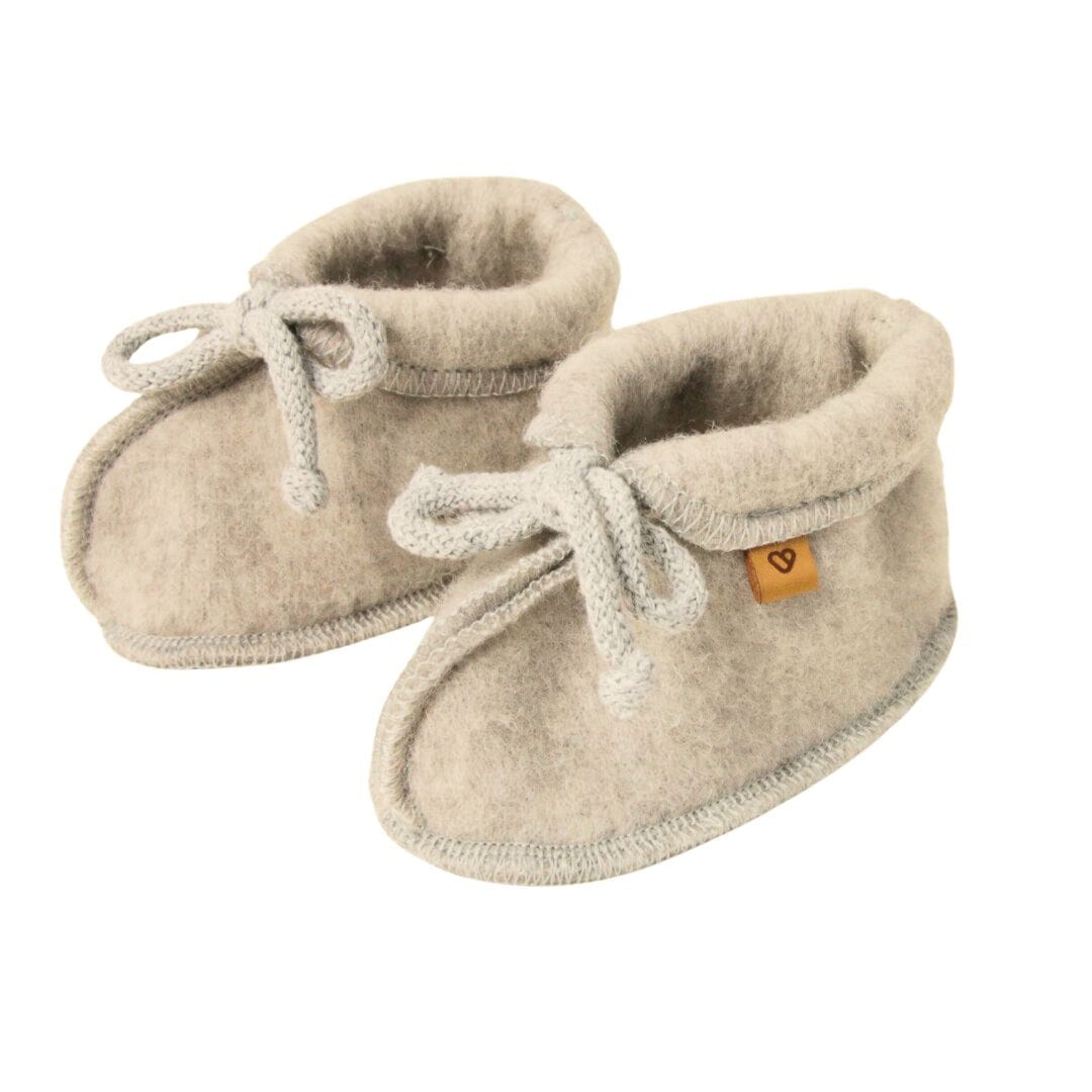 Zaffiro - Baby shoes | wollen babypantoffel Beige
