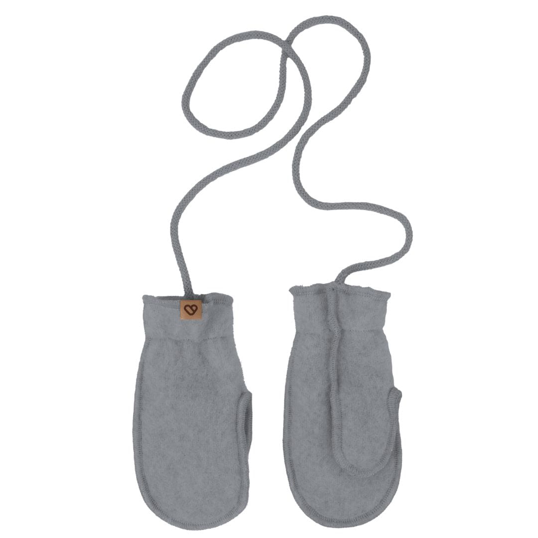 Zaffiro - Kiddy hand muff | wollen kinderwanten Grey