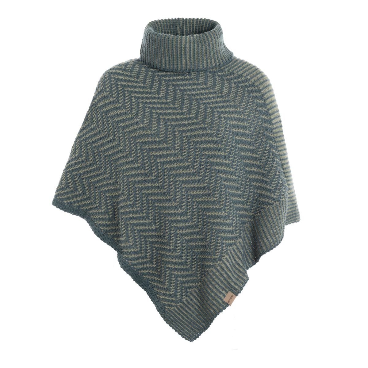 Knit Factory - Amber | poncho Laurel urban green