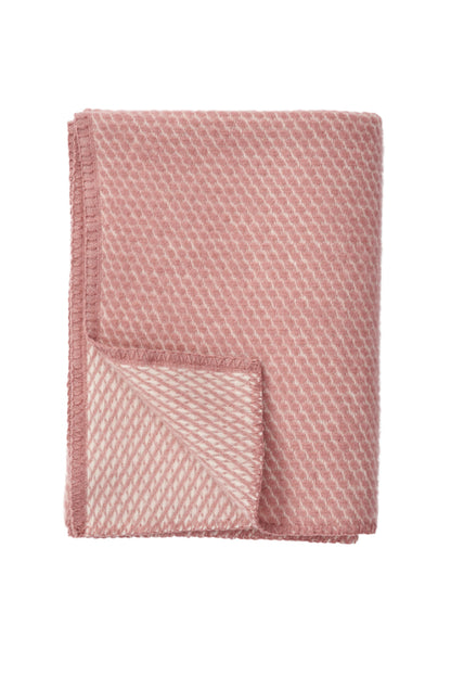 Klippan - Velvet | ledikantdeken van lamswol Rose