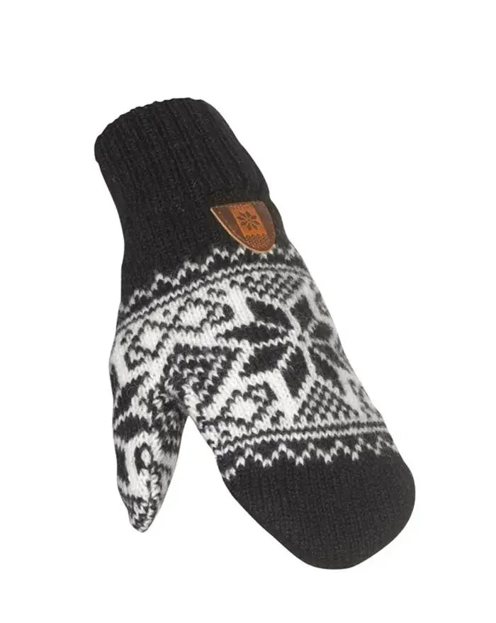Bråtens - Snowflake mittens | Wollhandschuhe