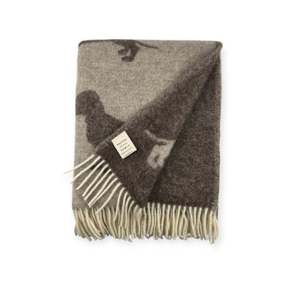 Belpo - Plaid Dackel | Wollplaid