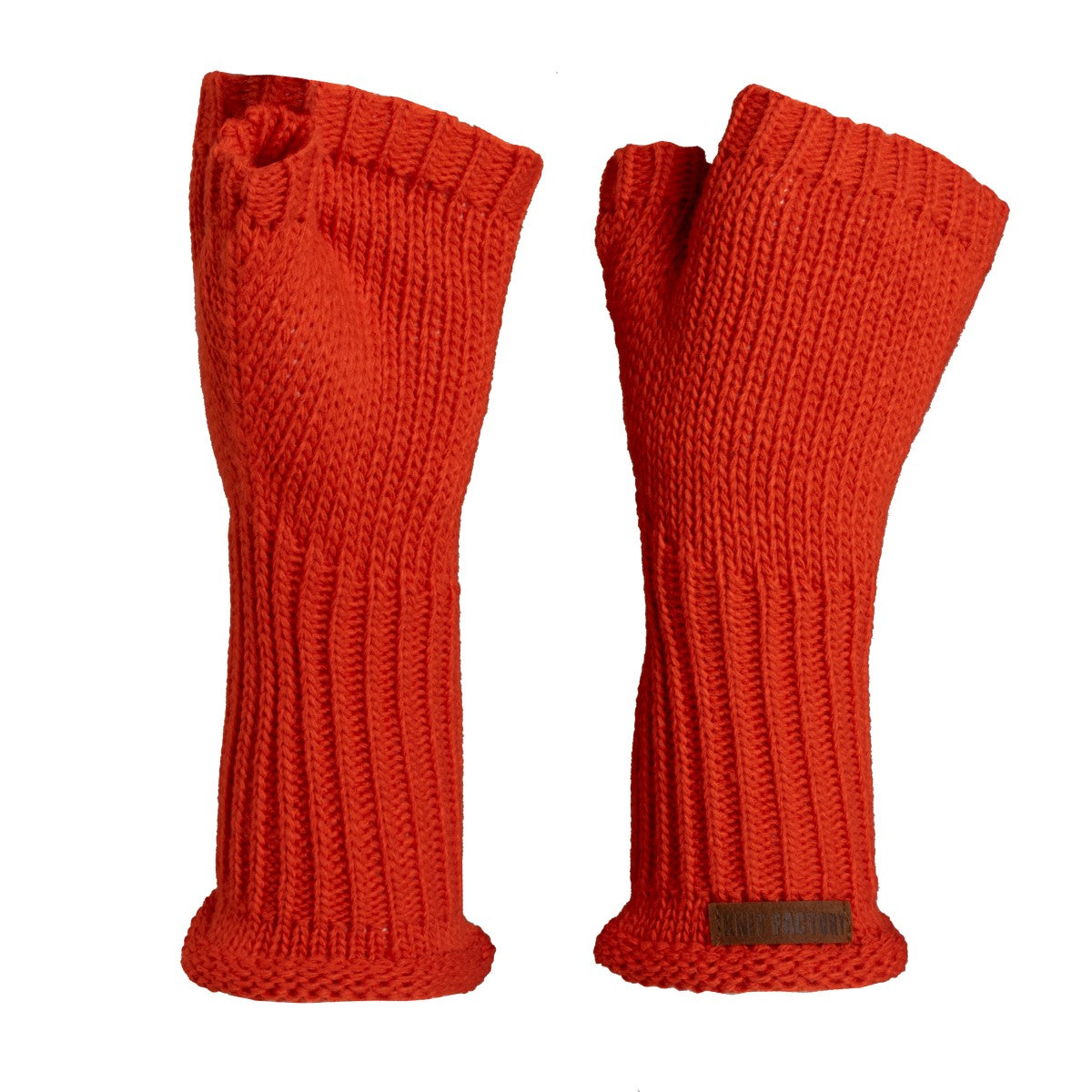 Knit Factory - Cleo | vingerloze handschoenen Grenadine Red