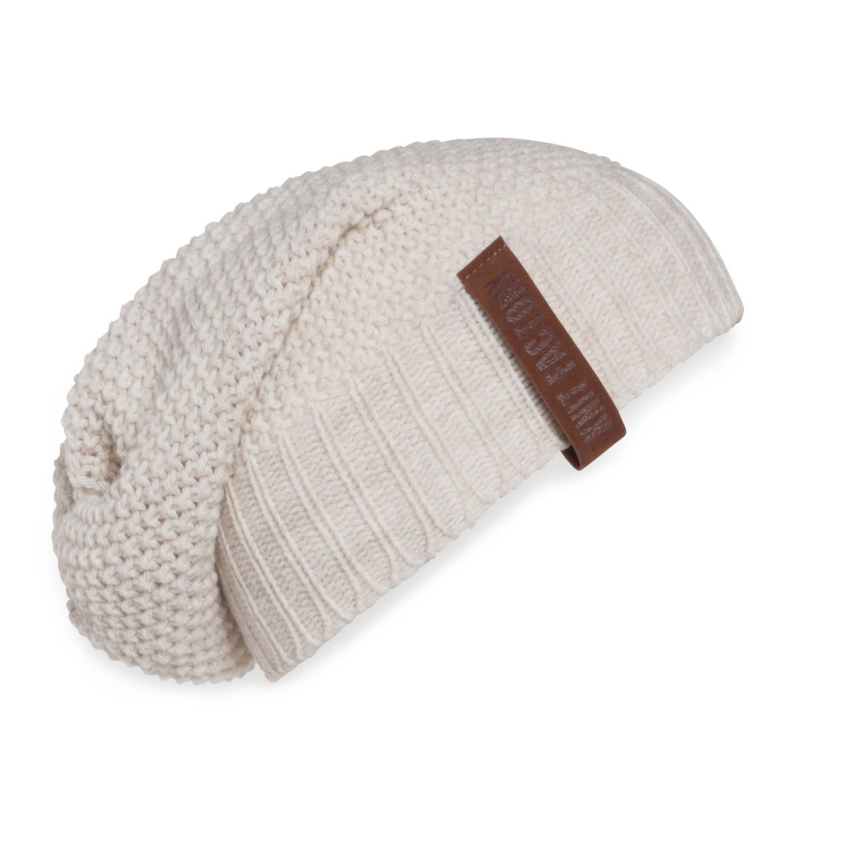 Knit Factory - Coco beanie | gebreide muts Beige