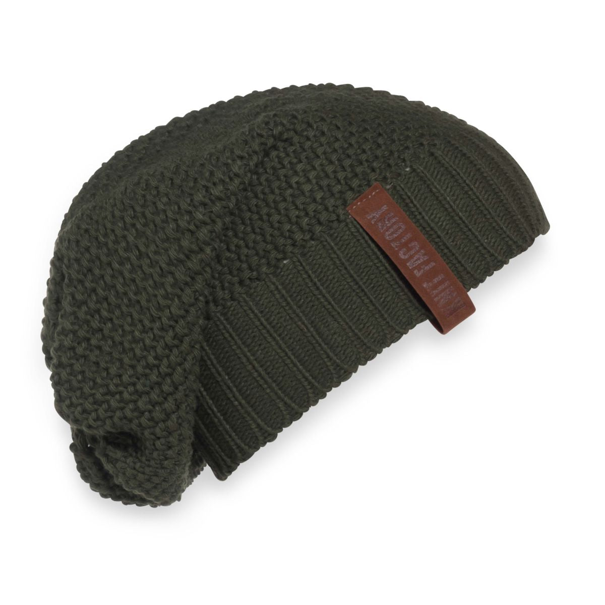 Knit Factory - Coco beanie | gebreide muts Khaki