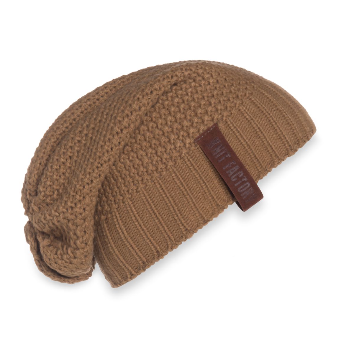 Knit Factory - Coco beanie | gebreide muts New Camel