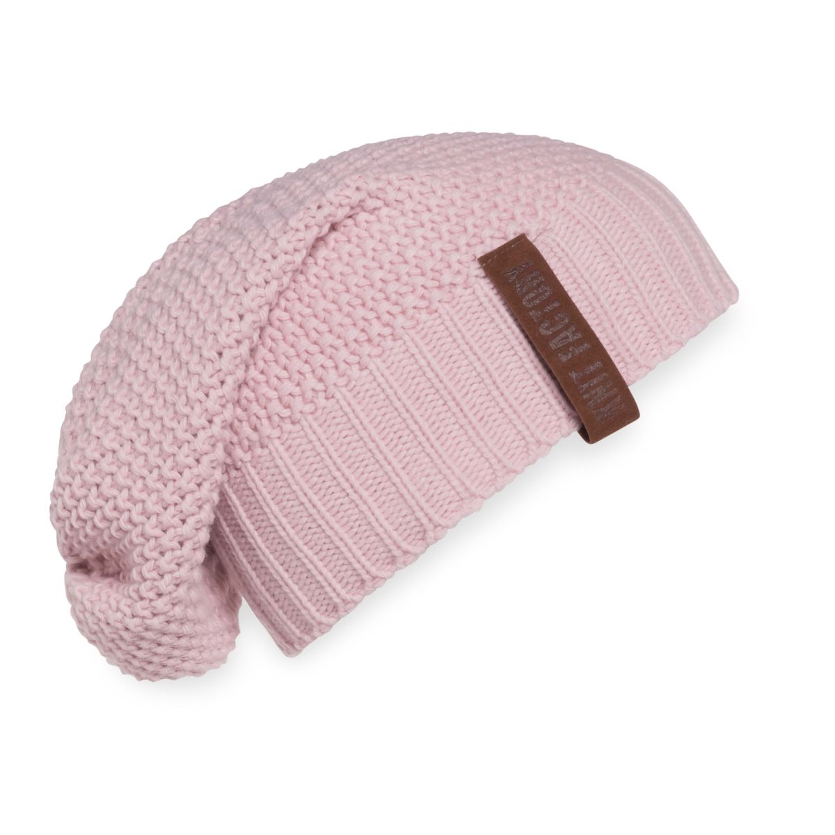 Knit Factory - Coco beanie | gebreide muts Roze