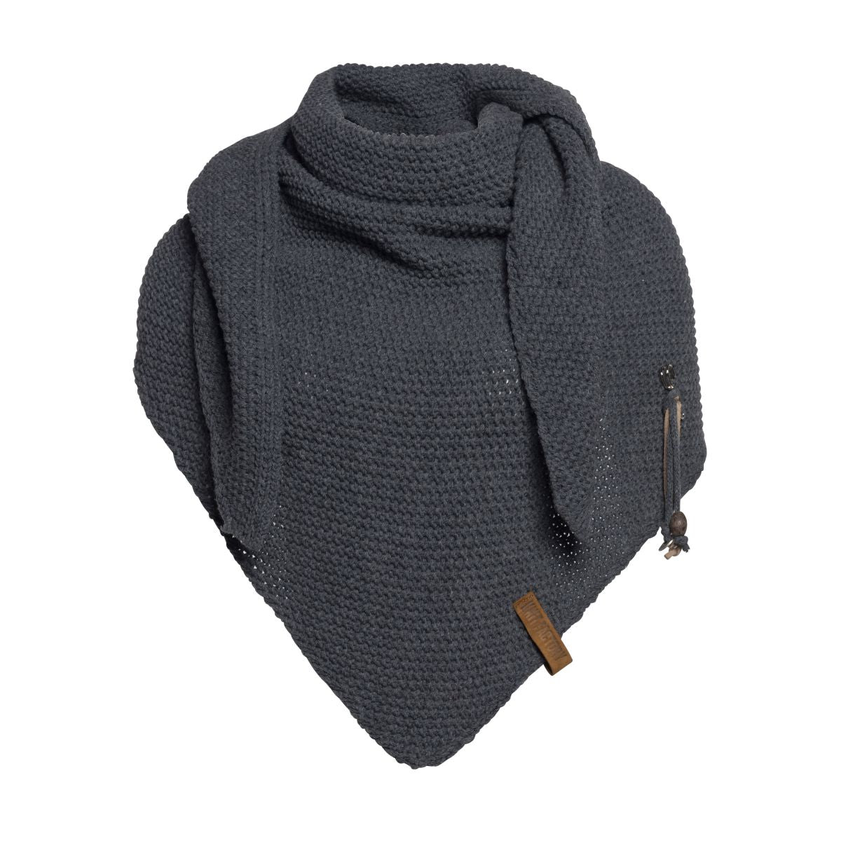 Knit Factory - Coco | omslagdoek Antraciet