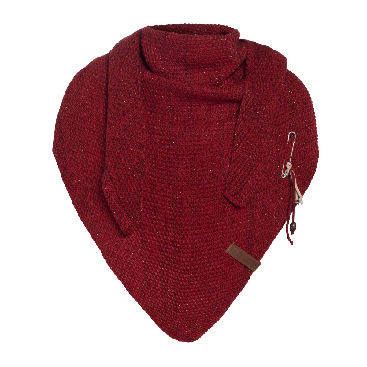Knit Factory - Coco | omslagdoek Bordeaux