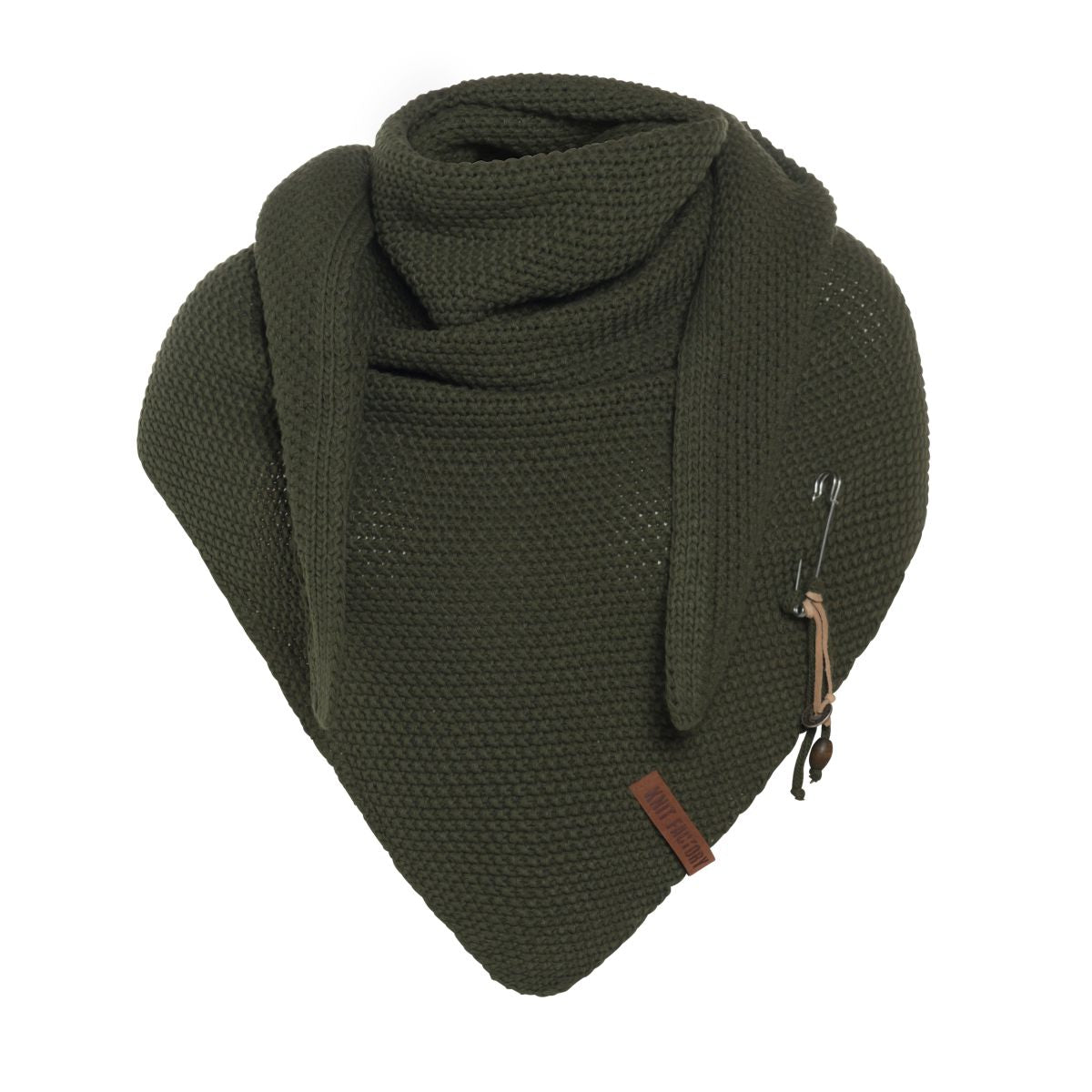 Knit Factory - Coco | omslagdoek Khaki