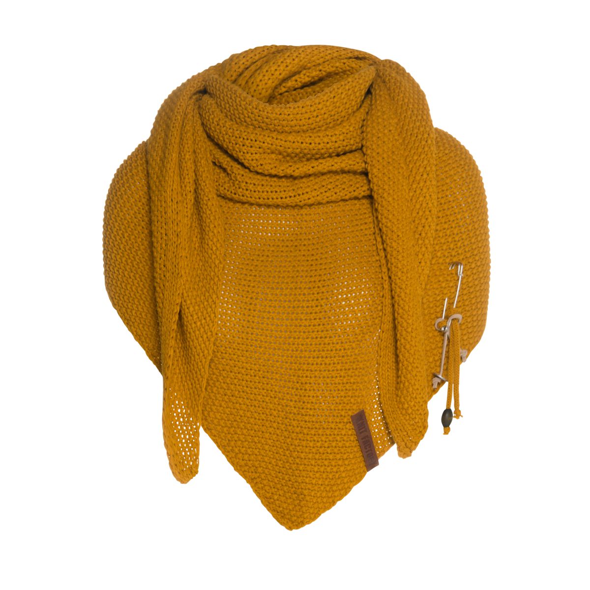 Knit Factory - Coco | omslagdoek Oker