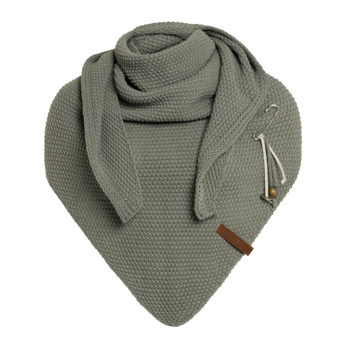 Knit Factory - Coco | omslagdoek Urban green