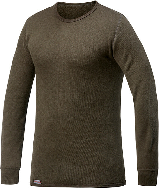 Woolpower - Crewneck 200 | wollen thermoshirt Pine green