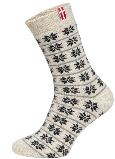 Woolwear - HOS 806 Denmark Flag | wollen sokken Antra