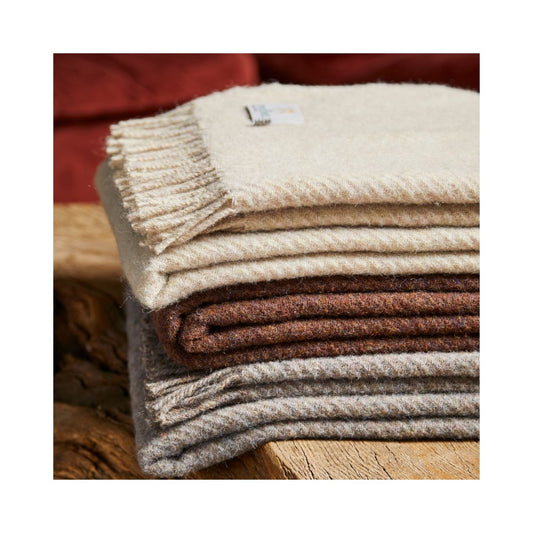 Tweedmill - Recycled stripe | wool plaid