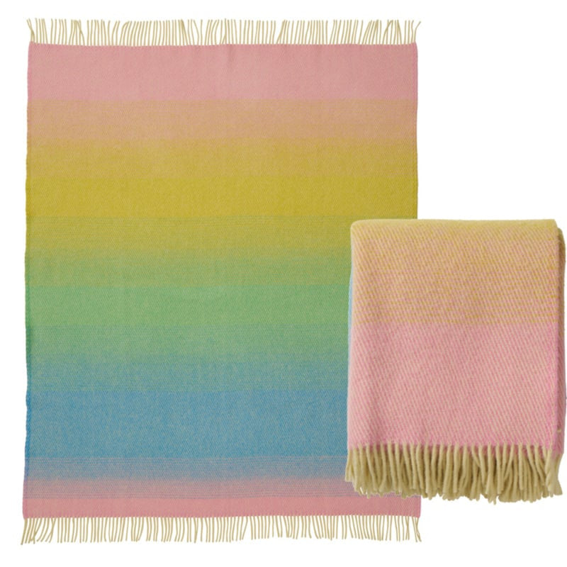 Klippan - Aurora \ 100% lamswollen plaid Pastel Dream