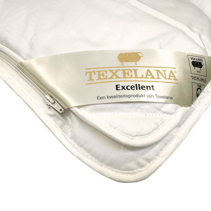 Texelana - Excellent 4-Jahreszeiten-Bettdecke mit Wollfüllung | extra teilbar