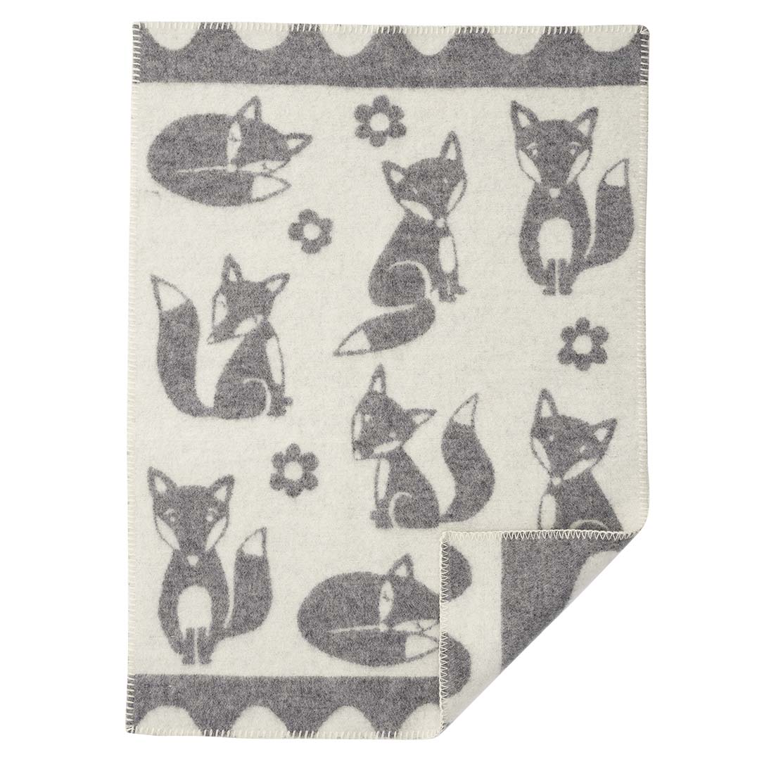 Klippan-Fox Baby | Wolldecke aus Öko-Wolle