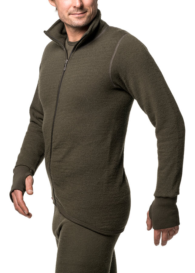 Woolpower - Full zip jacket 400 | Thermoweste aus Wolle