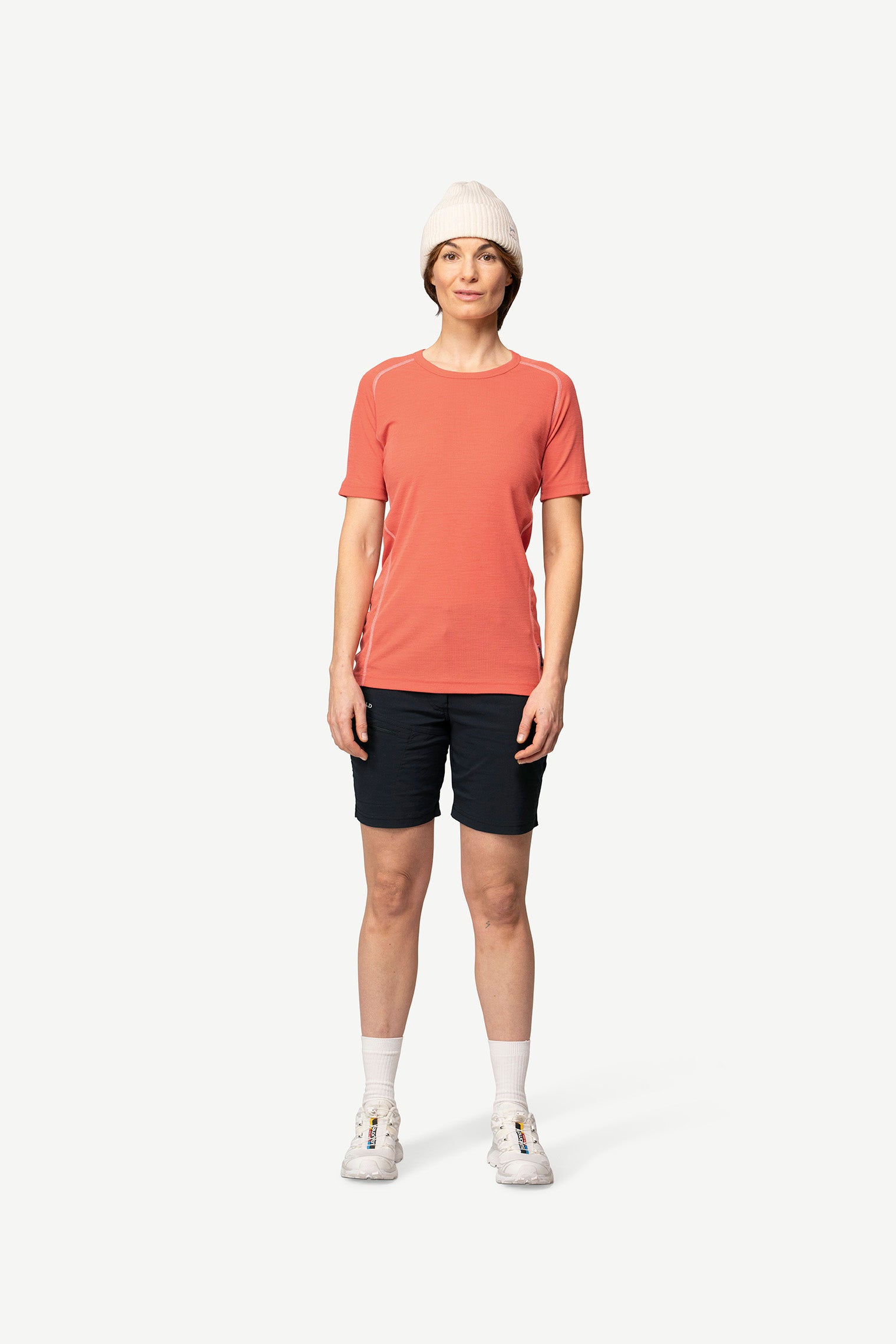 Devold - W Lauparen Base Tee | dames t-shirt van merinowol