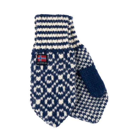 Devold - Svalbard mittens | wollen wanten Night offwhite