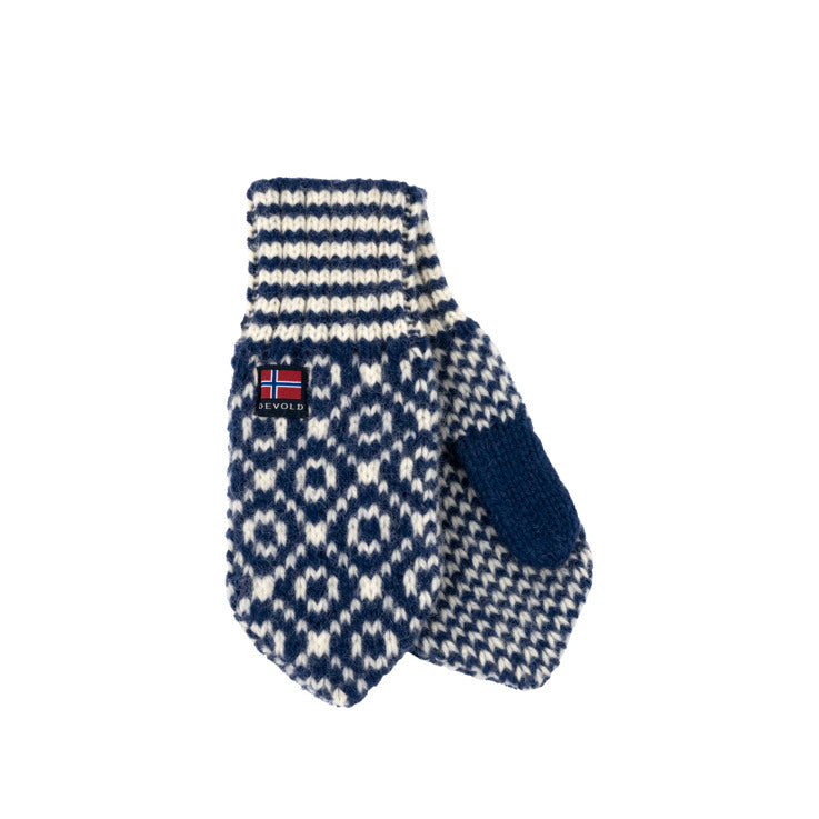 Devold - Svalbard mittens | wollen wanten Night offwhite
