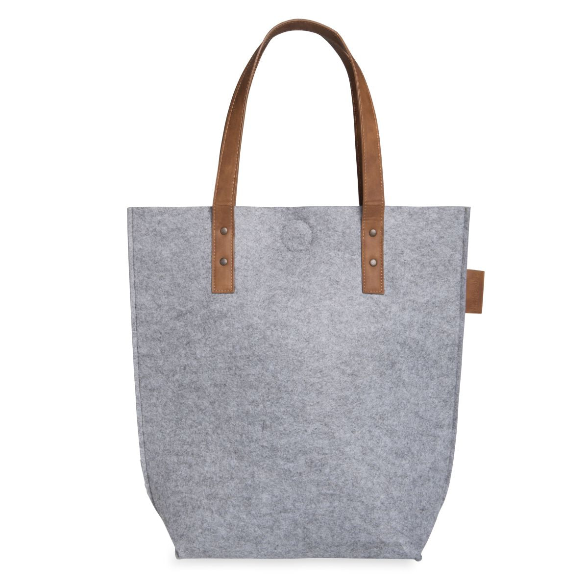 Knit Factory - Gwen handtas | stijlvolle schoudertas Licht grijs