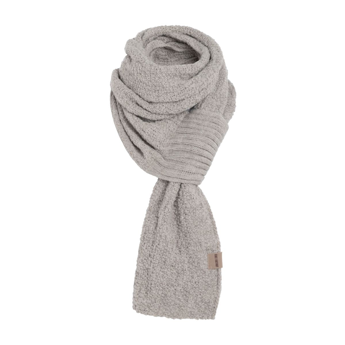 Knit Factory - Haze | gebreide sjaal Iced Clay