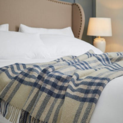 Tweedmill - Hex Check King Size | wollen plaid XL