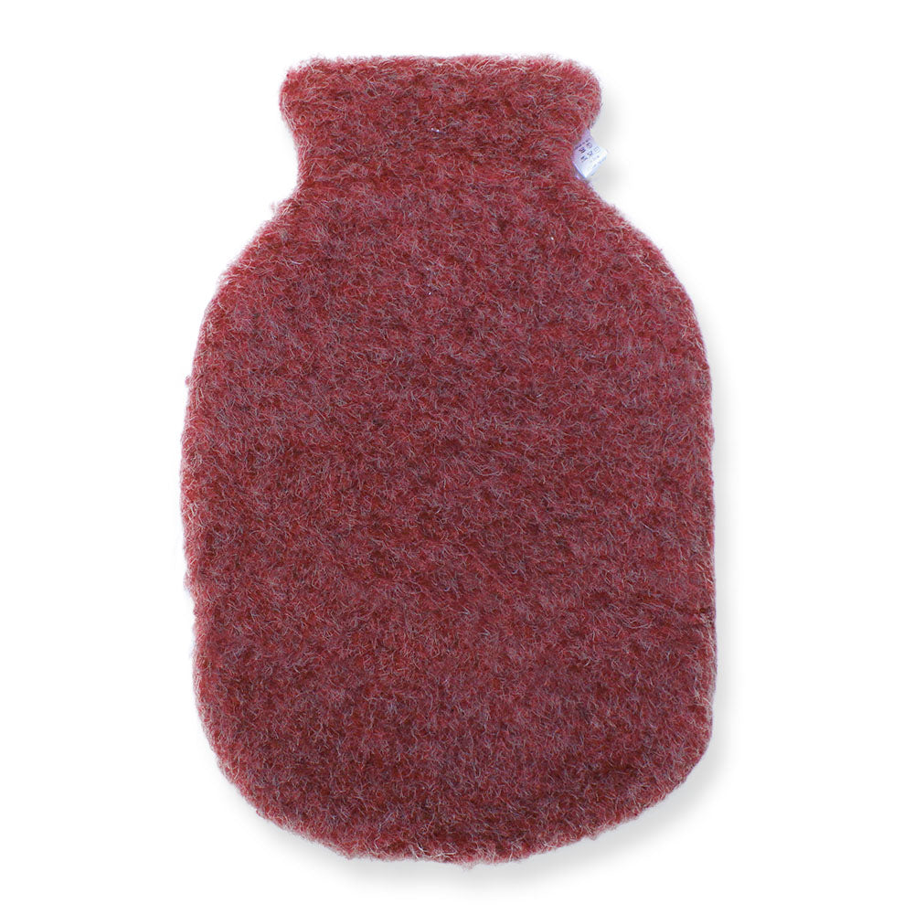 Yoko Wool - Hot water bottle cover | kruikzak Dark red