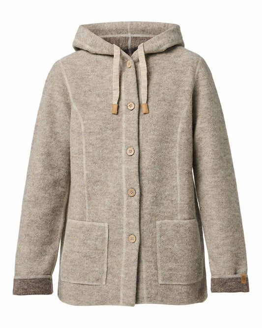 Ivanhoe Knitted in Sweden - NLS Dahlia | wollen damesjas Birch
