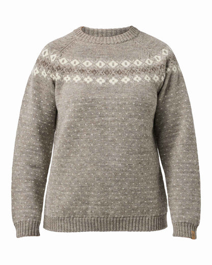Ivanhoe Knitted in Sweden - Sire crewneck | Noorse wollen trui Vanilla sugar