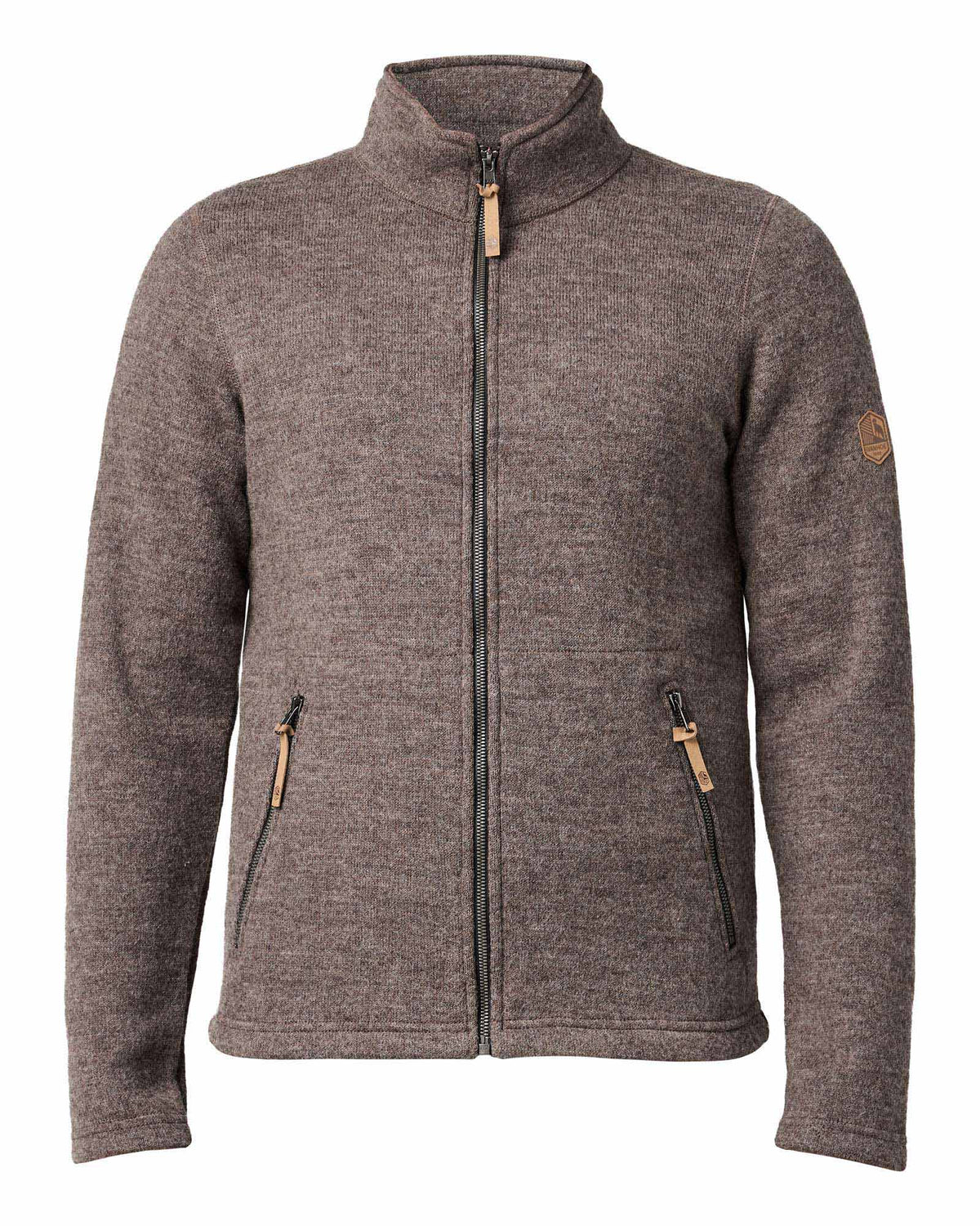 Ivanhoe Knitted in Sweden - NLS Sap | wollen herenvest Nutmeg
