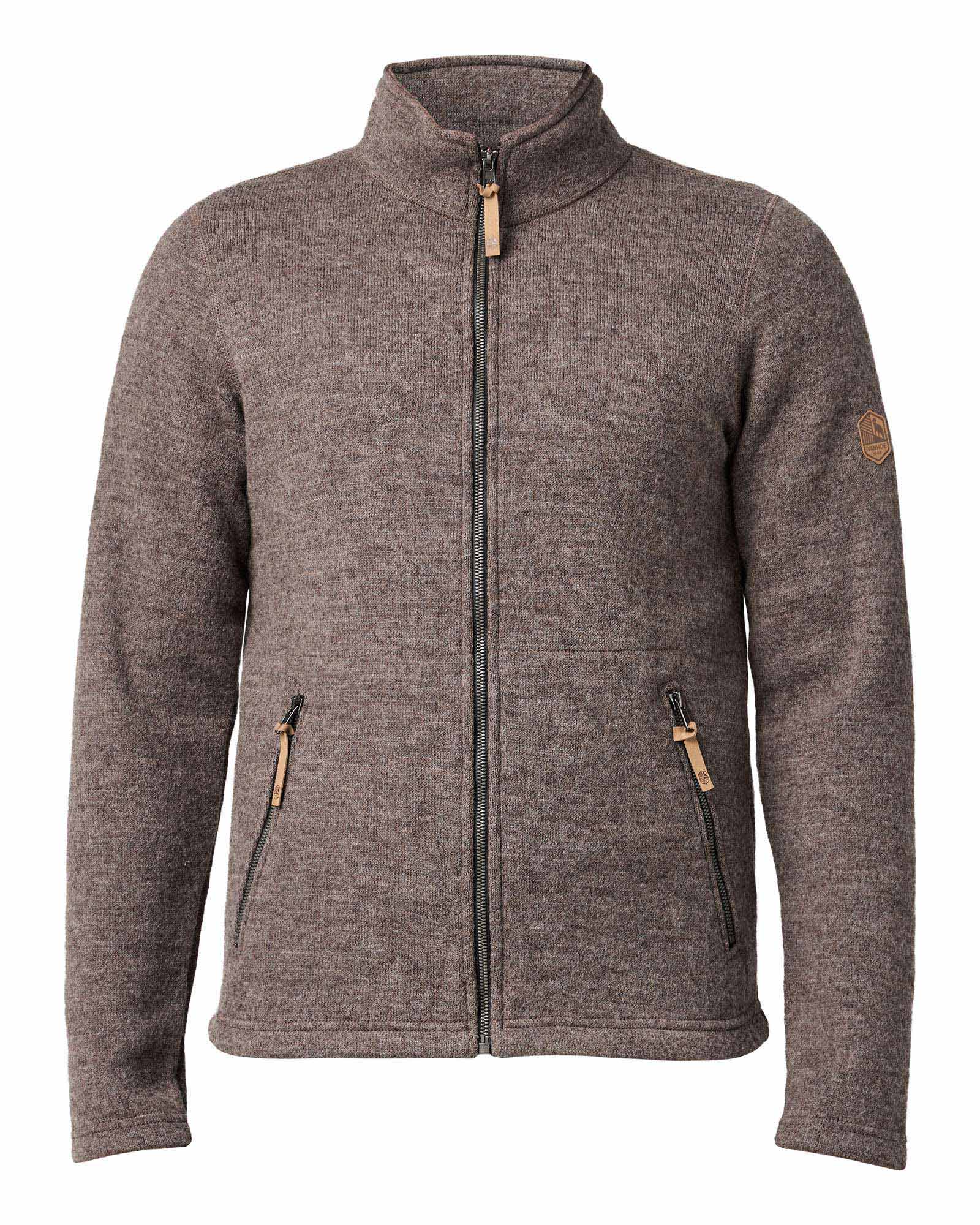 Ivanhoe Knitted in Sweden - NLS Sap | wollen herenvest Nutmeg