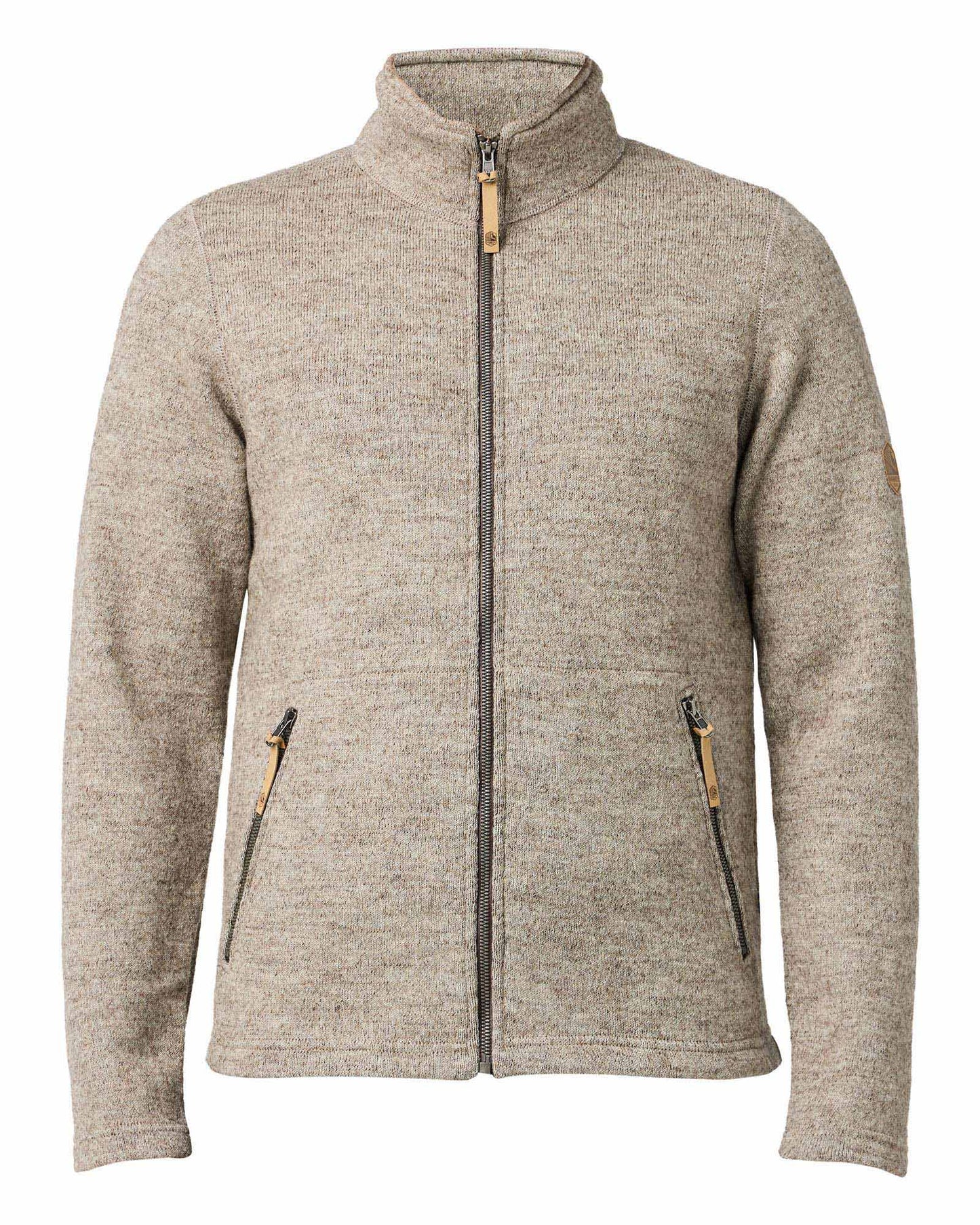 Ivanhoe Knitted in Sweden - NLS Sap | wollen herenvest Latte