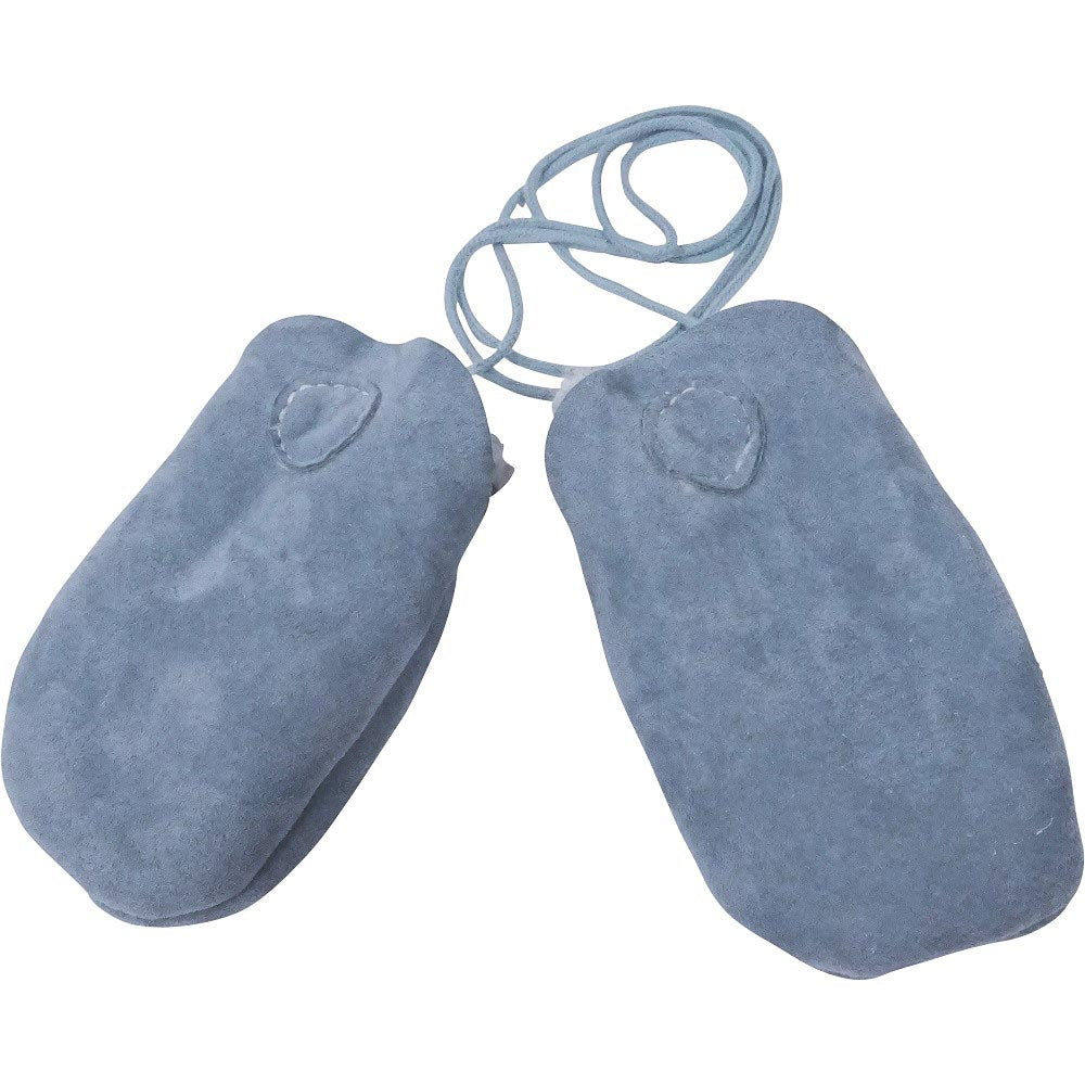 Texelana | baby- en kinderwanten van schapenvacht Blauw