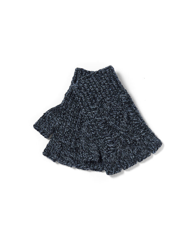 Aran Woollen Mills - R210 | handschoenen zonder vingers Charcoal
