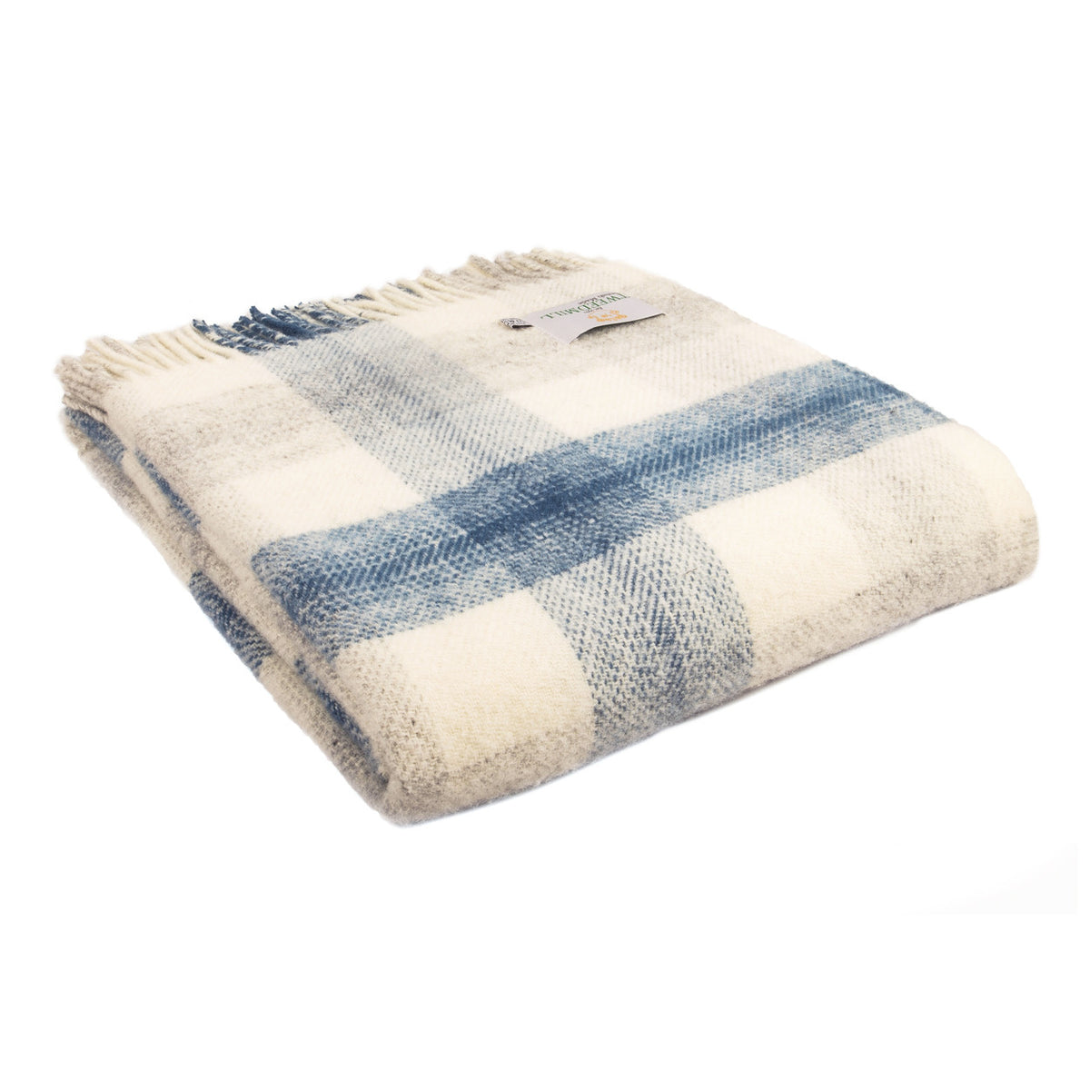 Tweedmill - Meadow check | wollen plaid Ink
