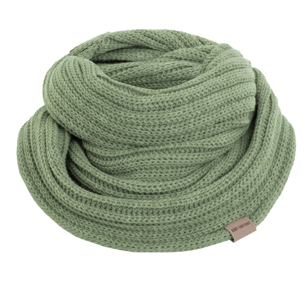 Knit Factory - Nica | gebreide colsjaal Sage Green