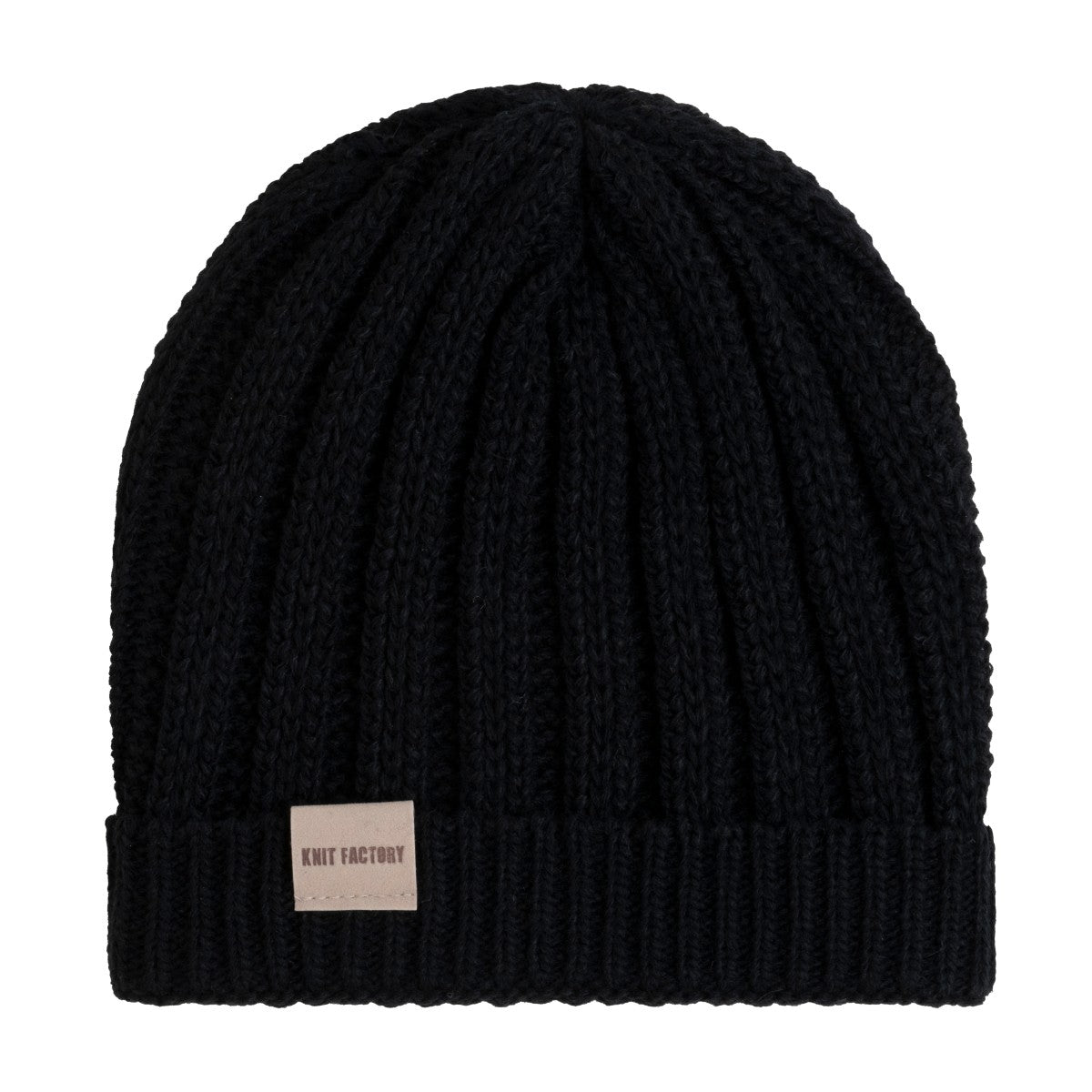 Knit Factory - Nica beanie | gebreide muts Black