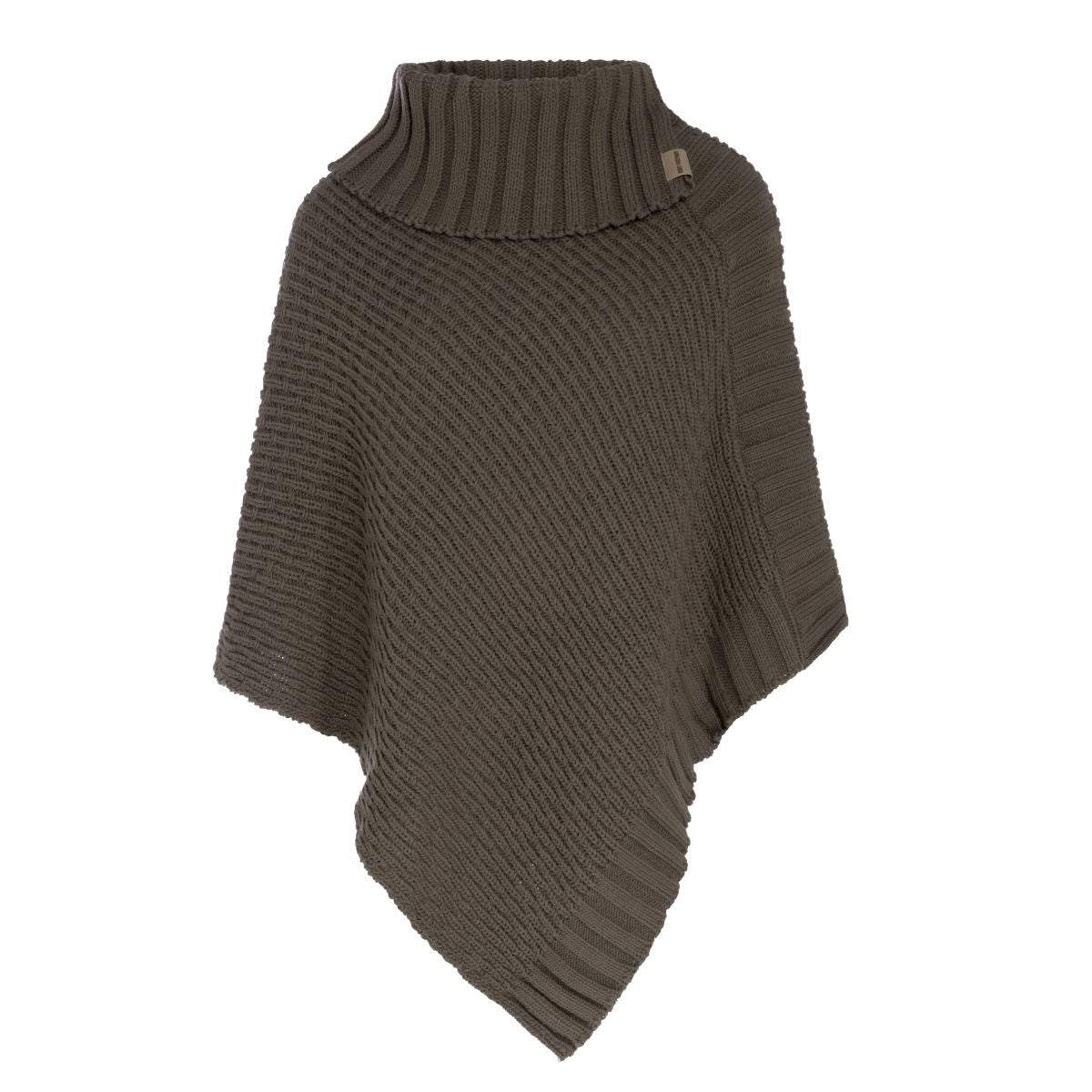 Knit Factory - Nicky | poncho van wol Cappuccino