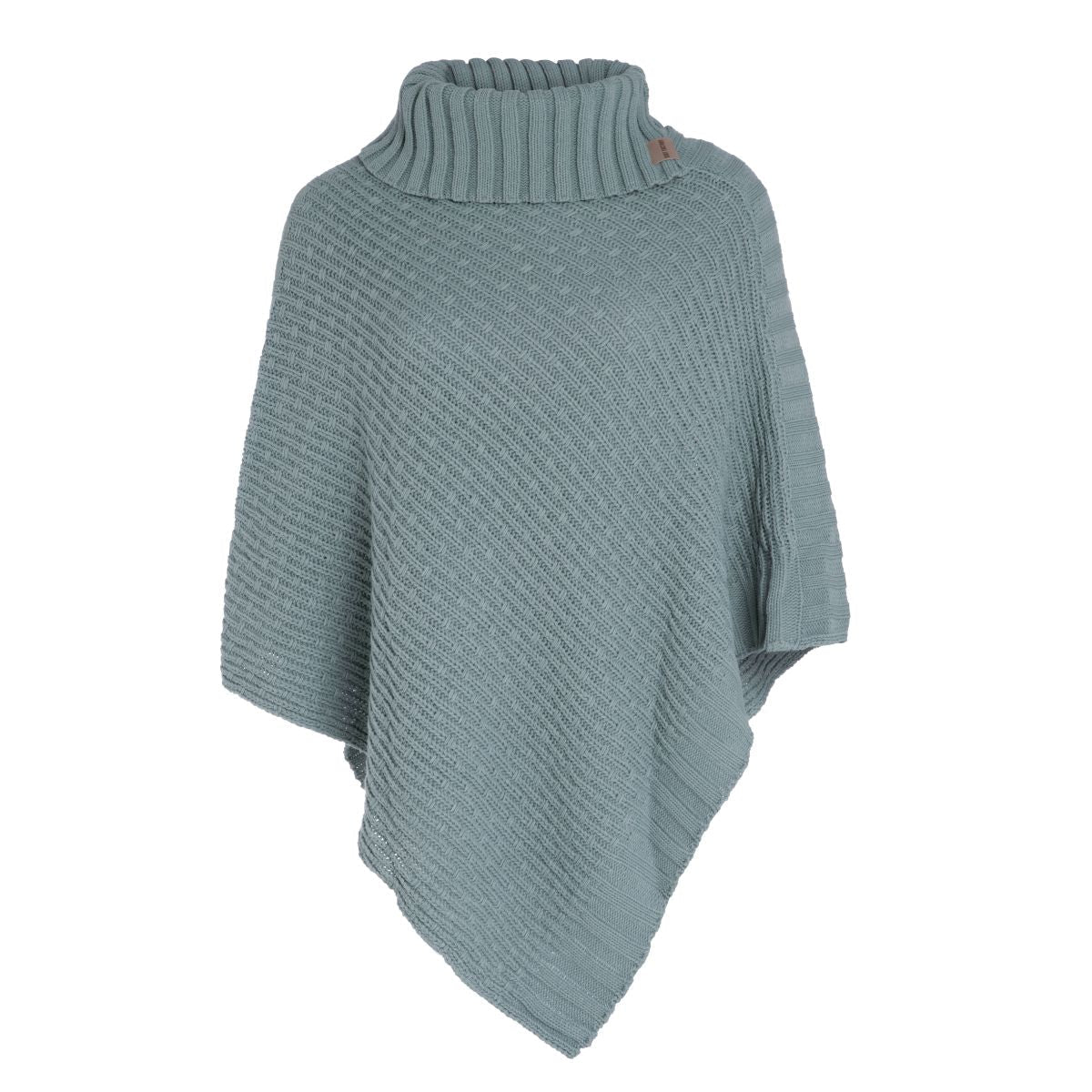 Knit Factory - Nicky | poncho van wol Stone green