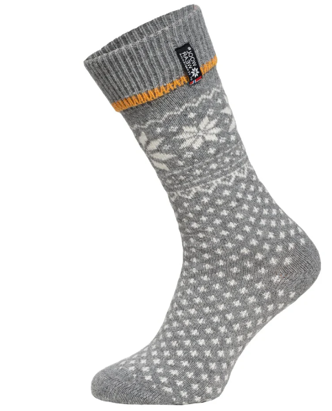 Woolwear - HOS 703 Norway Flag | wollen sokken Grey